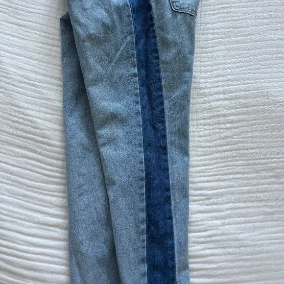 ROXY Cloudy Days Boyfriend Fit Two-Tone Jeans Like New ✨ - Picture 7 of 16